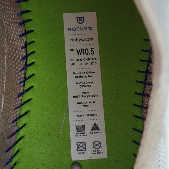 Rothy's Chelsea Sneaker in Beige Camo - Picture 10 of 10